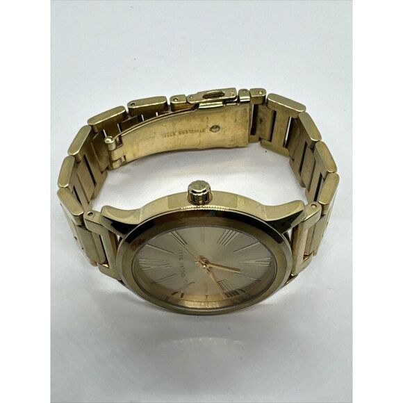 Michael Kors Hartman MK3490 Women Gold Stainless Steel Analog Dial Watch JNA799 main image 6